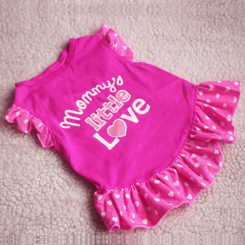 Small Dog Summer Princess Dress – Cute Puppy Vest Skirt Outfit