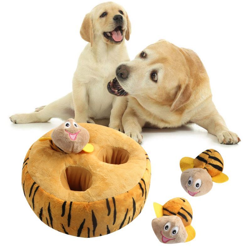 Interactive Pet Voice Plush Toys – Spring Dolls Set with Durable Play Mat