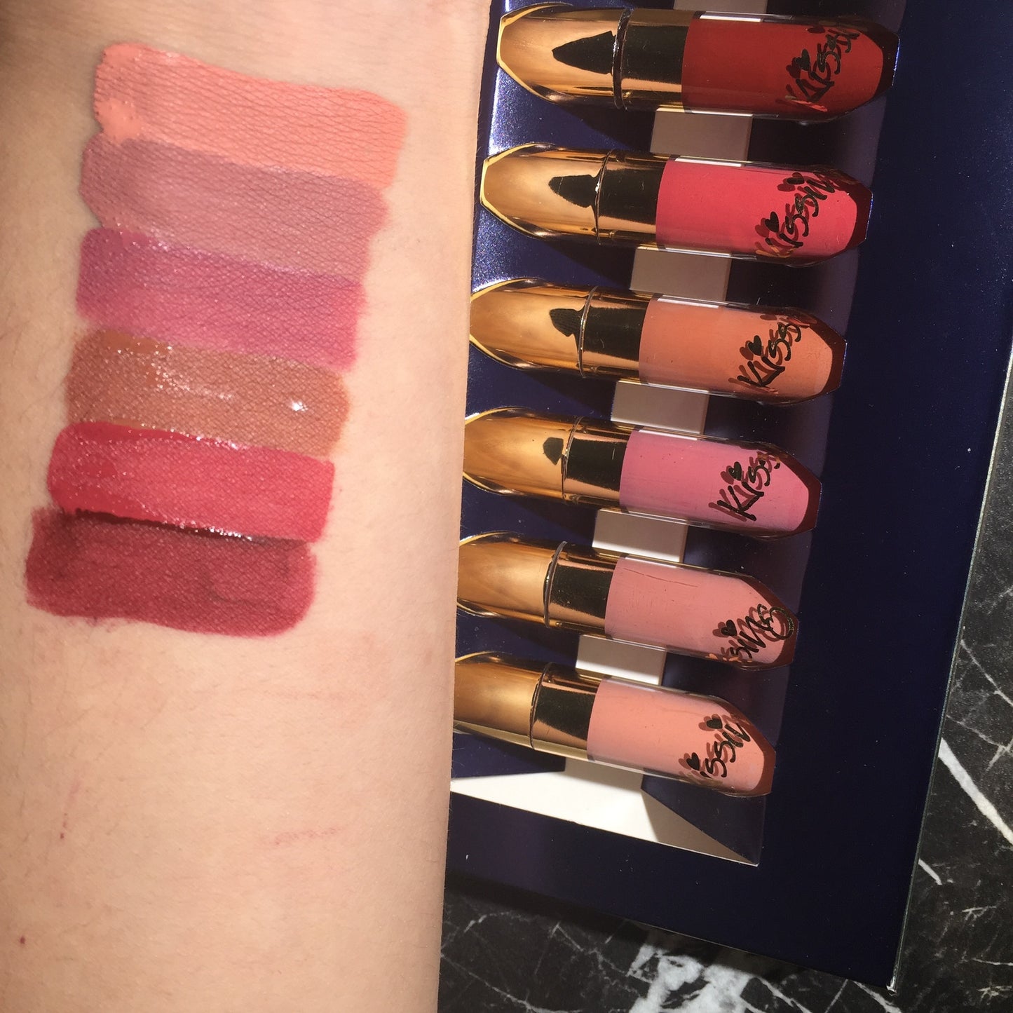 6Pcs/set Liquid Matte Lipstick - Easy To Wear Long-lasting Lip
