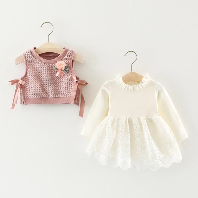 Baby Princess Dress with A Side Tie Top