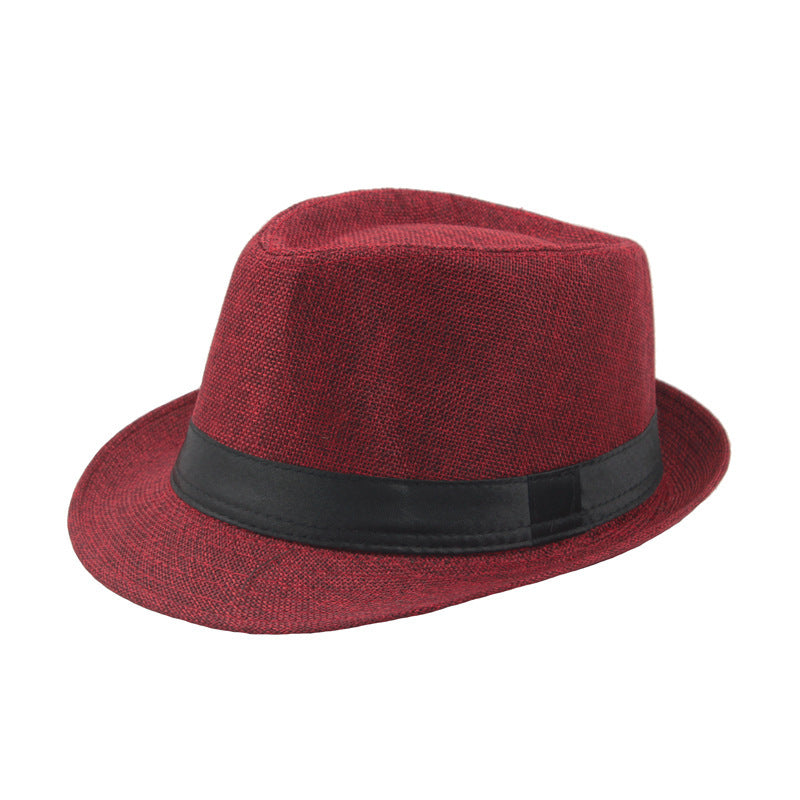 Fashion Personality Linen Top Hat for Men