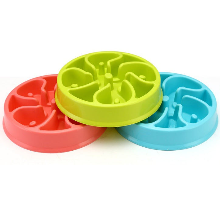 Anti-choke Plastic Dog Bowl - Healthy Feeder
