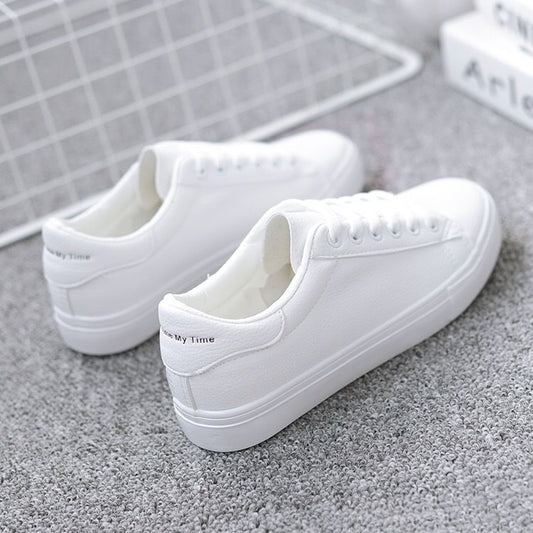 New Casual Flat White Shoes Women