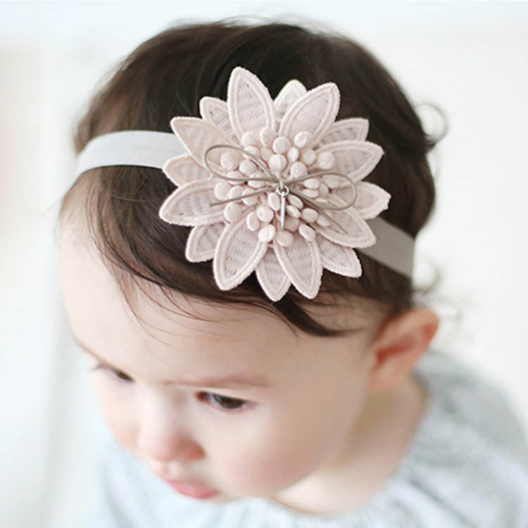 Baby Hair Band Accessories with a cute Flower Detail