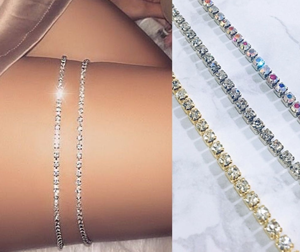 Girl Thigh Leg Chain - Body Bikini Beach Strap Body Chain Jewelry