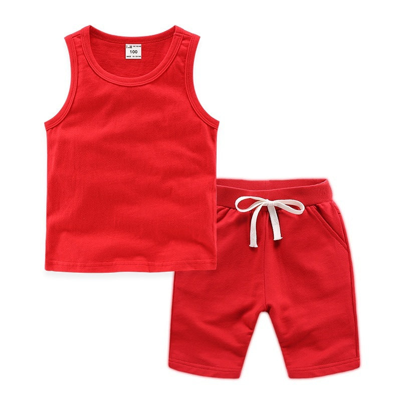 Children's Sleeveless Top & Short Clothing Sui
