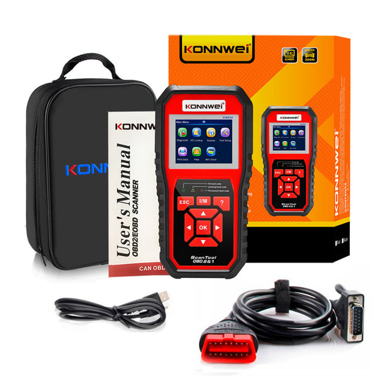KW850 OBD2 CAN BUS Code Reader - Car Engine Fault Code Detector Scanner