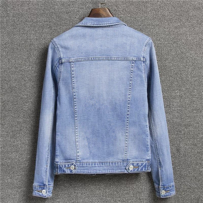 Autumn Slim Casual Denim Jacket - Student Jacket