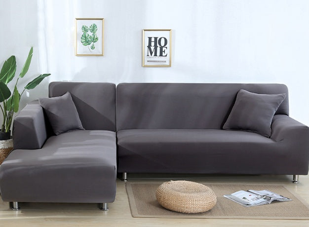 Solid Corner Sofa Covers - Couch Slipcovers Elastic Material Sofa Skin Protector Cover Sofa Armchair