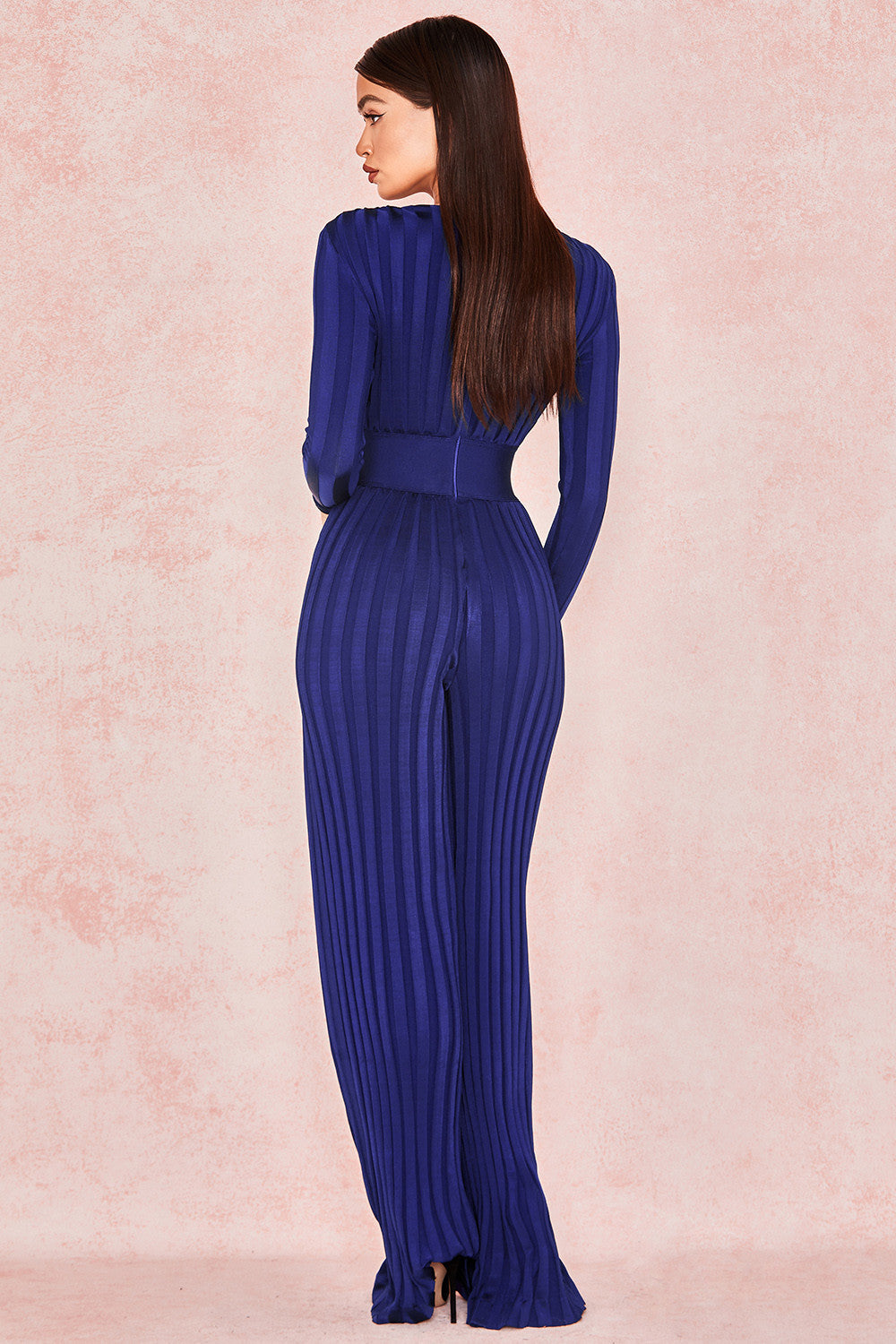 Sculpt & Slay – Luxe Bandage Jumpsuit Bandage jumpsuit Body Con - JumoShop