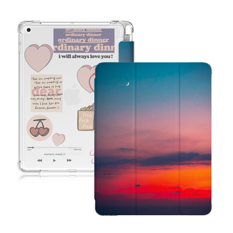 Silicone Covered Flat Shell Compatible with Apple