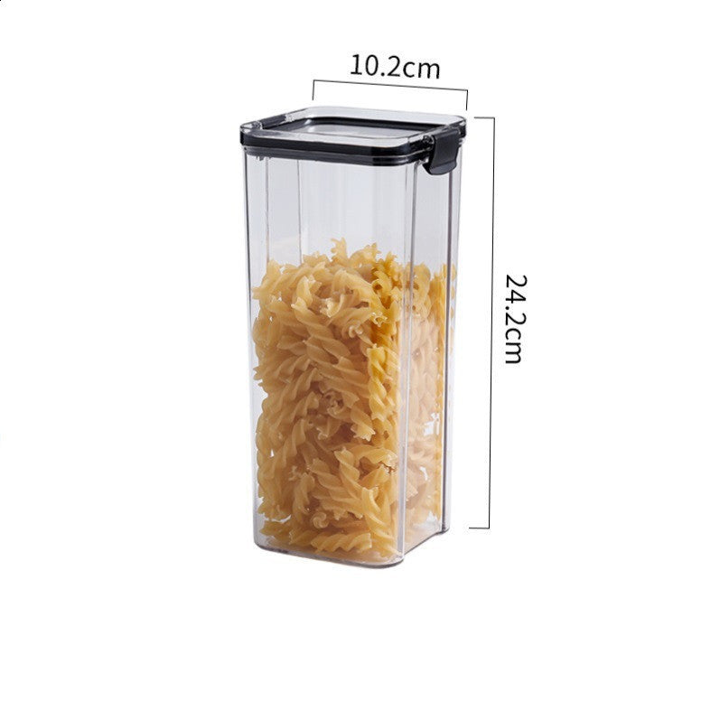 Transparent Grain Storage Box with Lid – Modern Airtight Food Container - JumoShop
