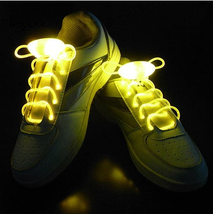 Led Sport Shoe Laces - Glow Shoe Strings Round  Light Shoelaces