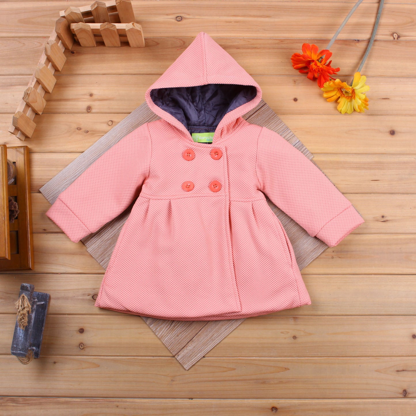 Kiethleen Winter Coat - Girl Warm Coat Hooded Jacket in 3 colors