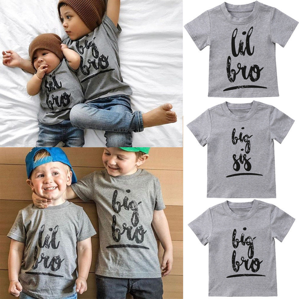 Printed kids T-shirt For Siblings