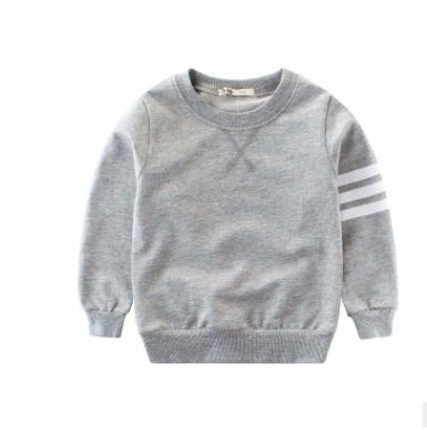 Boy's Long Sleeve Round Neck Pullover