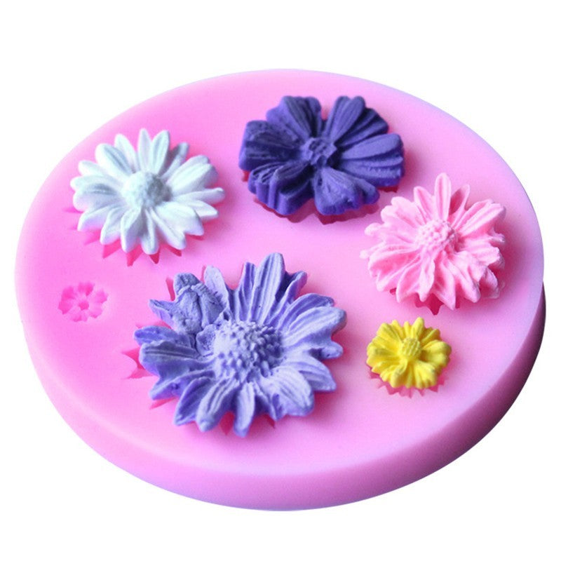 DIY 3D Flower Silicone Fondant Cake Mold – Food-Grade Baking Mold - JumoShop