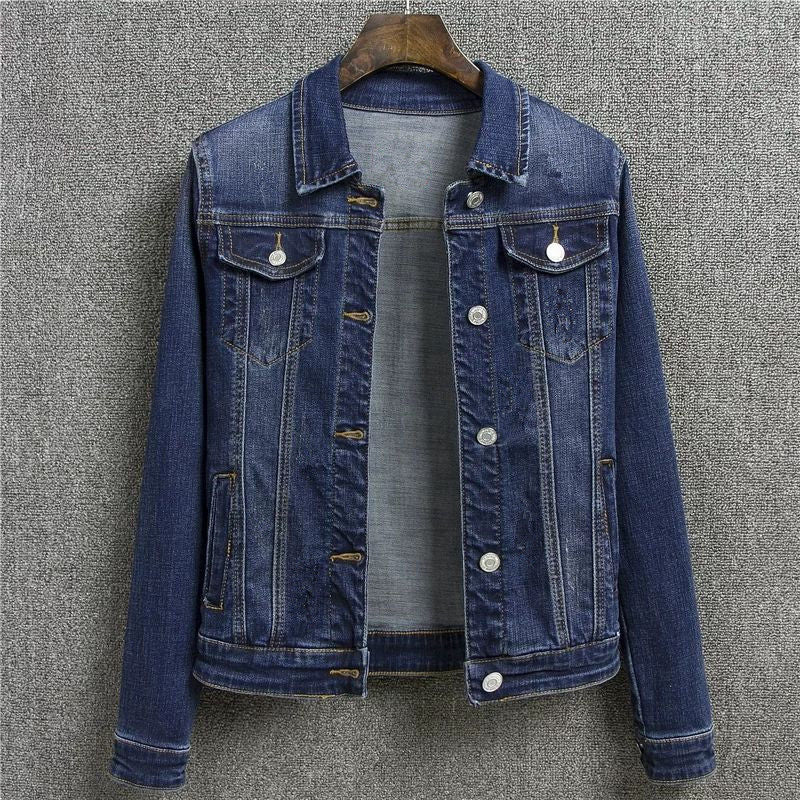 Autumn Slim Casual Denim Jacket - Student Jacket