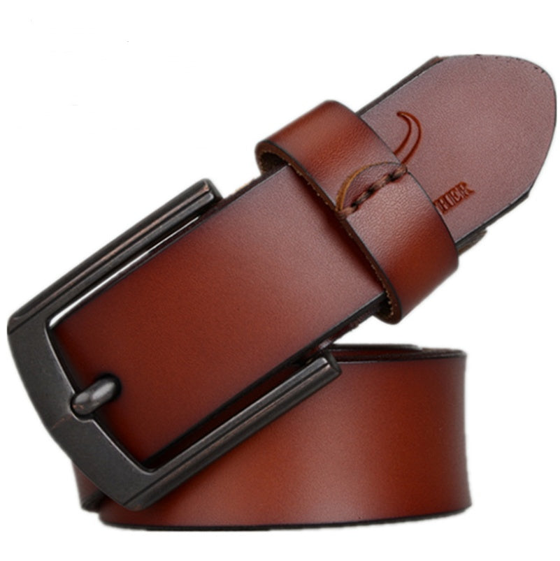 Dynamic Buckle Leather Belt