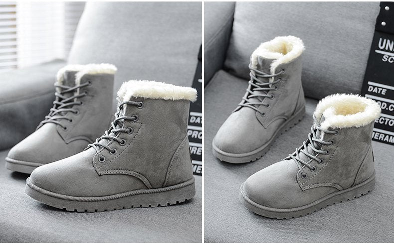 Snow Boot for Women 0 Winter Shoes Heels Winter Boots Ankle Warm Plush Insole