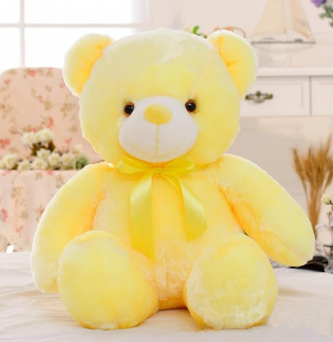 Magical Light-Up Teddy Bear - Soft Stuffed Animal with Color-Changing LEDs