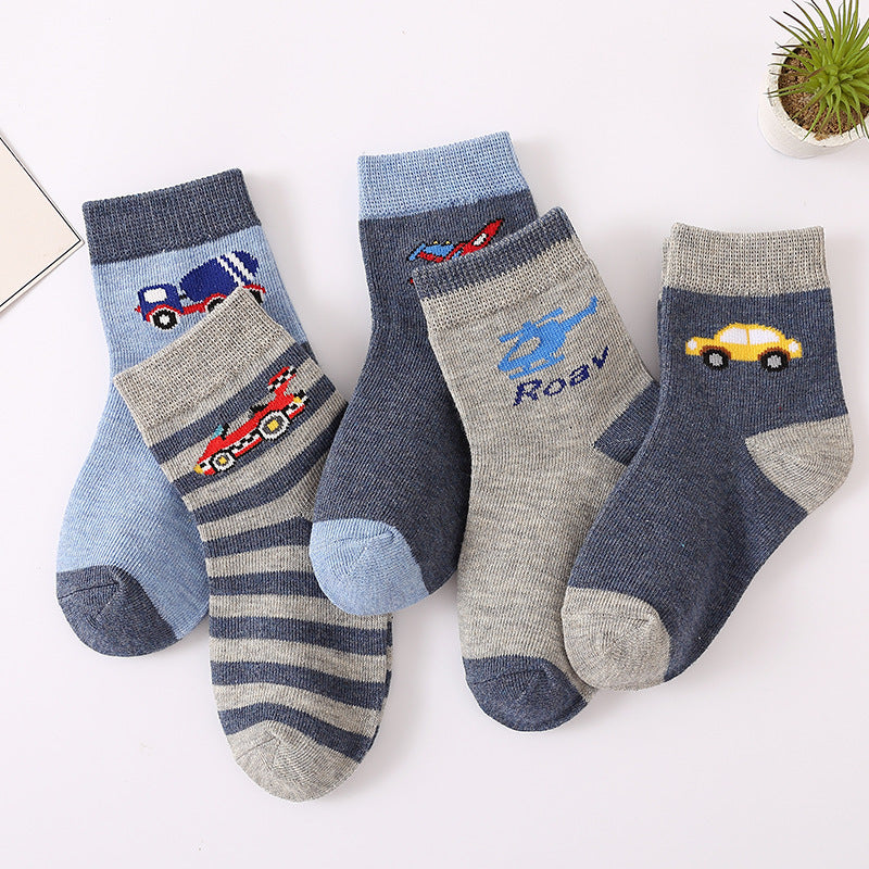 Children's Colorful Cotton Socks
