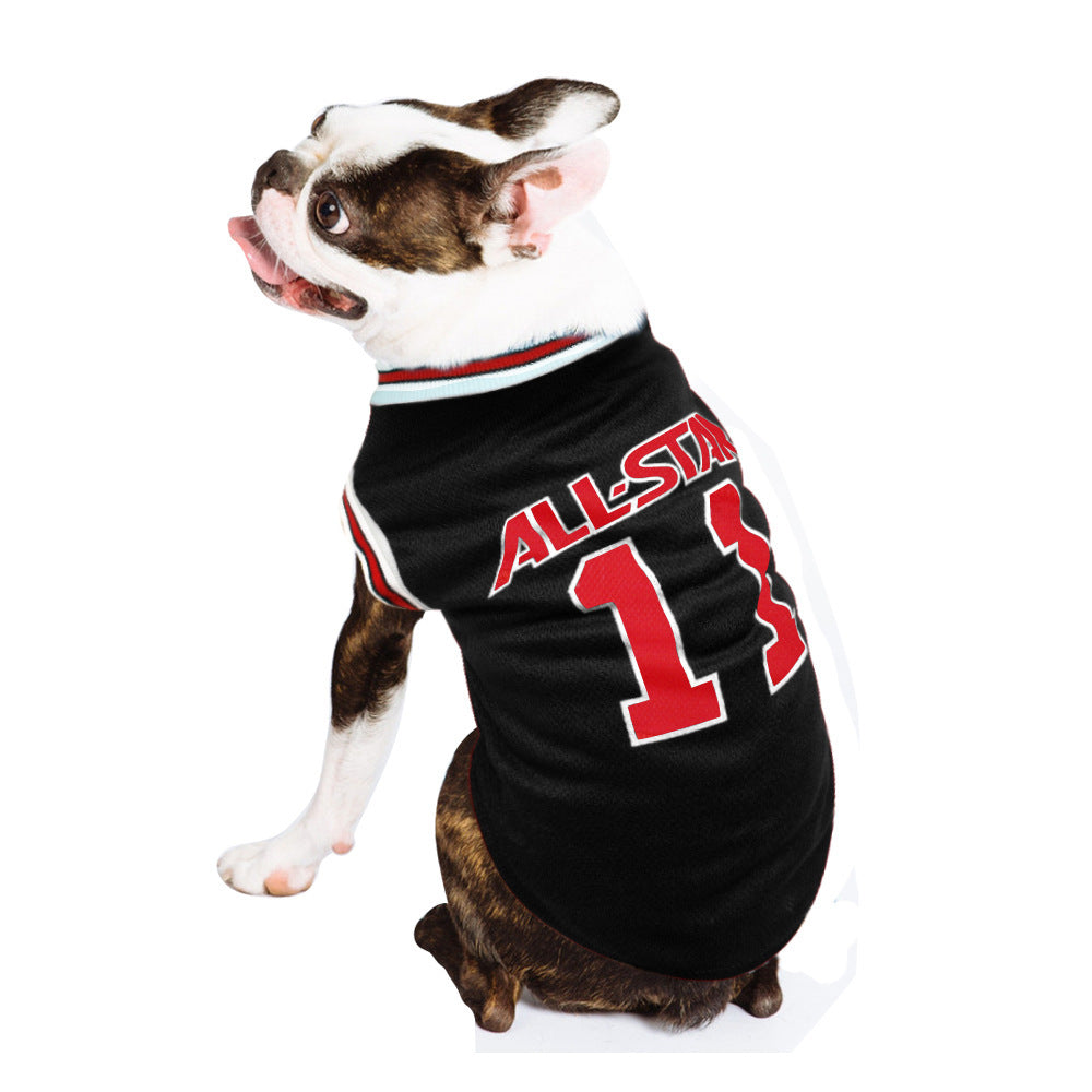 Hot All-Star Spring & Summer Dog Vest – Comfortable & Stylish Pet T-Shirt