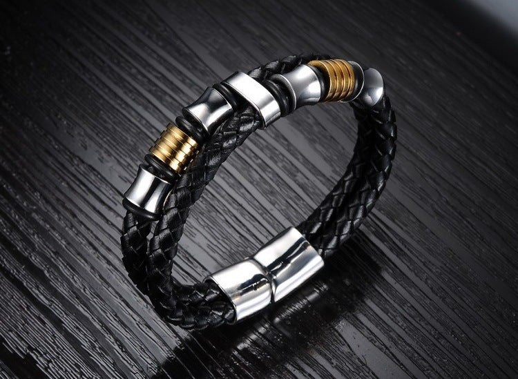 Magnetic Buckle  Knitted Hand Bracelet