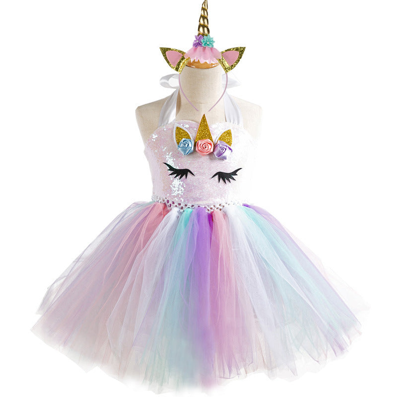 Girls' Tulle Unicorn Dresses