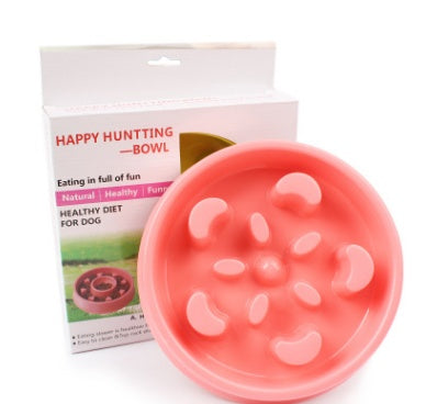 Anti-choke Plastic Dog Bowl - Healthy Feeder