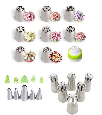 3-in-1 Limited Edition Christmas Style Stainless Steel Cake Decorating Nozzle - JumoShop