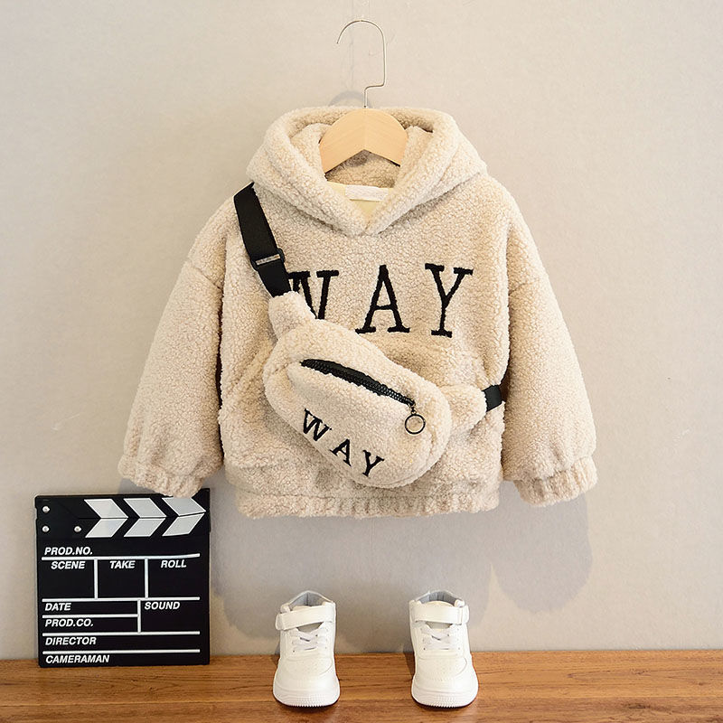 Soft Cotton Hooded Sweater - Jacket with hat