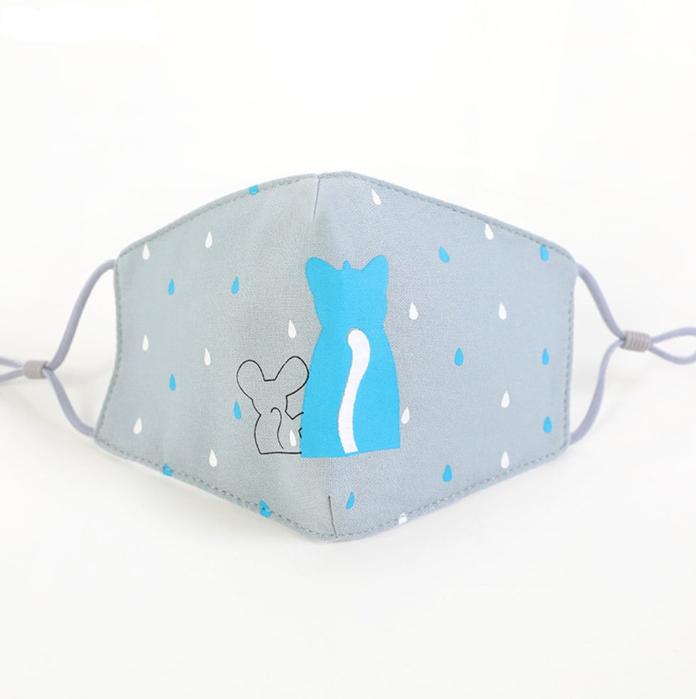 Cute Kid Carton Cotton Facial Mask