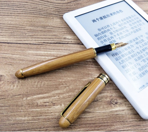 Bamboo Pen - Customer Gift Hard Pen Neutral Bamboo Pen