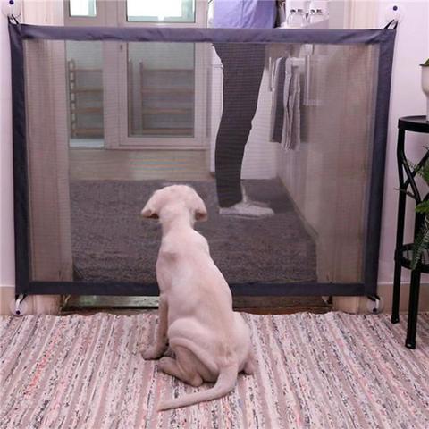 Portable Folding Pet Separation Barrier – Dog Obstacle Safety Fence
