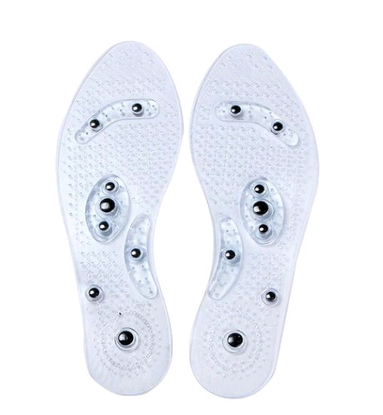 Magnetic Plus Elastomer - Transparent Silicone Massage Insole
