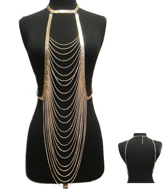 Body Chain Jewelry Long Necklace