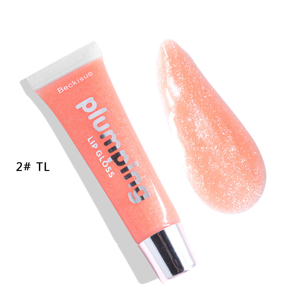 Wet Cherry Plumping Lip gloss - Lip Plumper Makeup Big Lip Gloss Moisturizer Plump Volume Shiny Vitamin E Mineral Oil