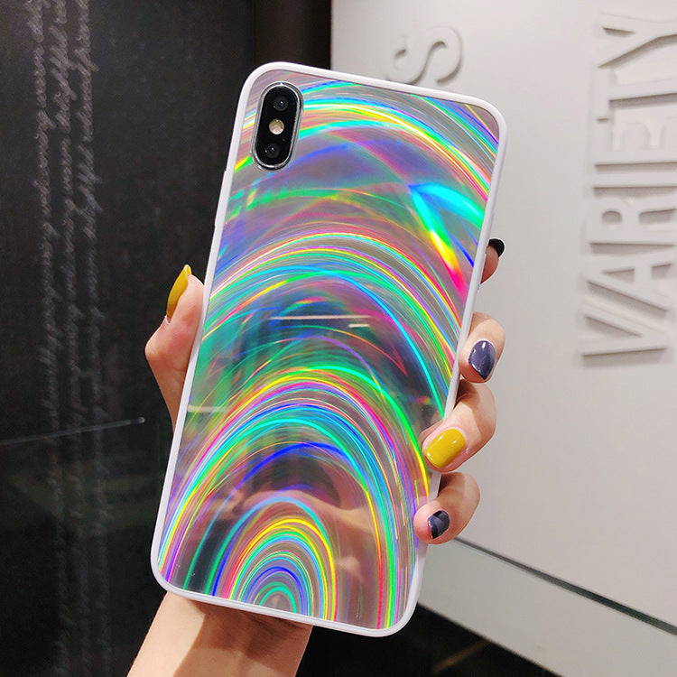 Rainbow Mirror Soft Phone Case