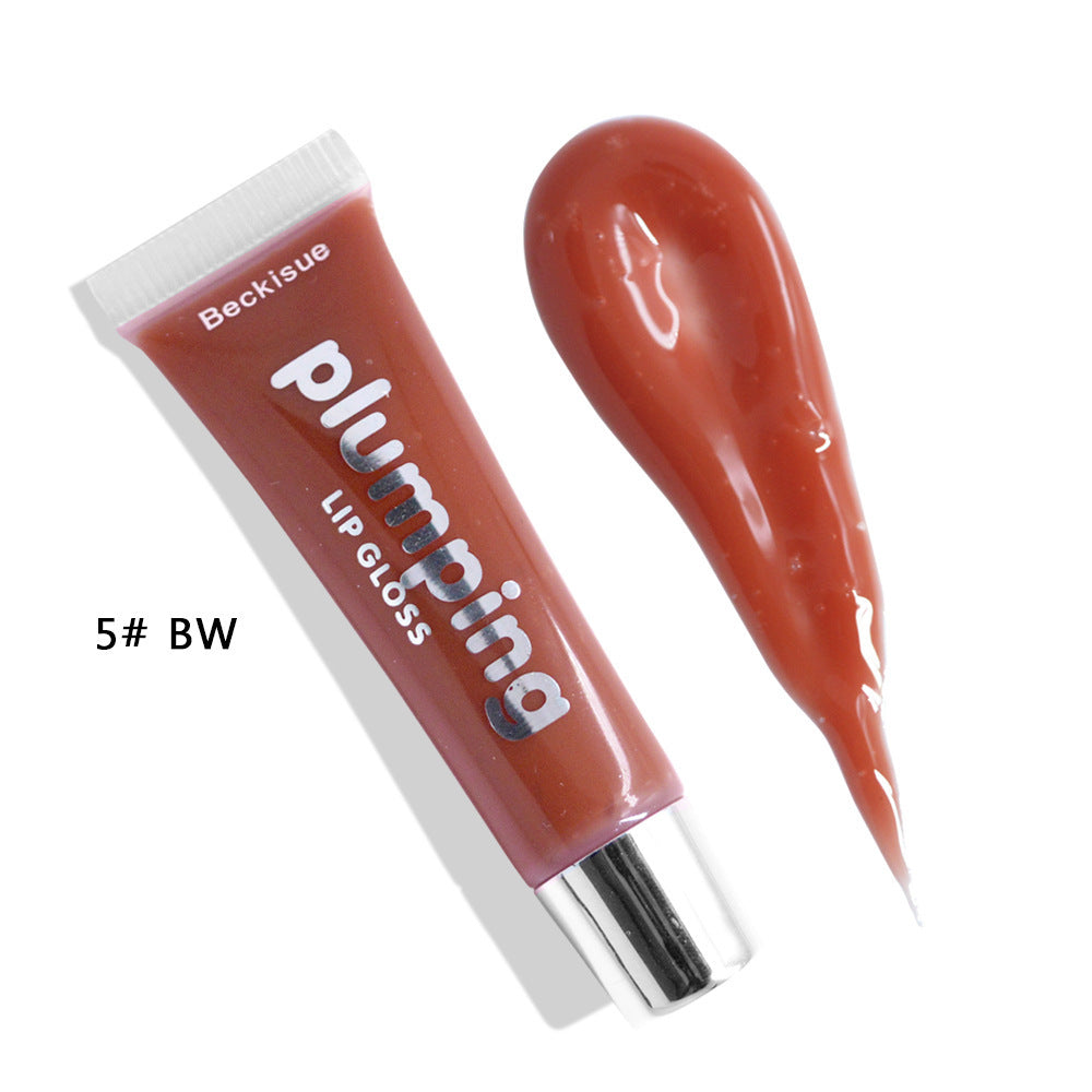 Wet Cherry Plumping Lip gloss - Lip Plumper Makeup Big Lip Gloss Moisturizer Plump Volume Shiny Vitamin E Mineral Oil