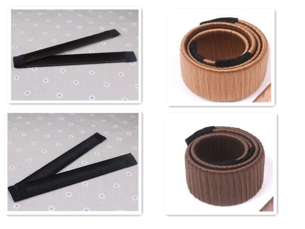 Magic French Twist Hair Bun Maker – Elastic Wig Hair Tie Band! - JumoShop