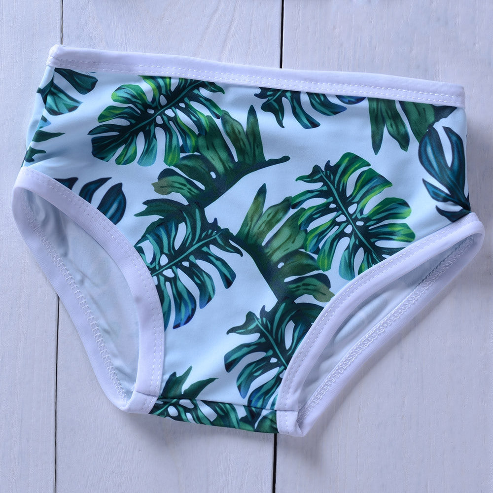 Baby Girls Swimsuit -- 2PCS Summer Kids Split Swimwear Girls