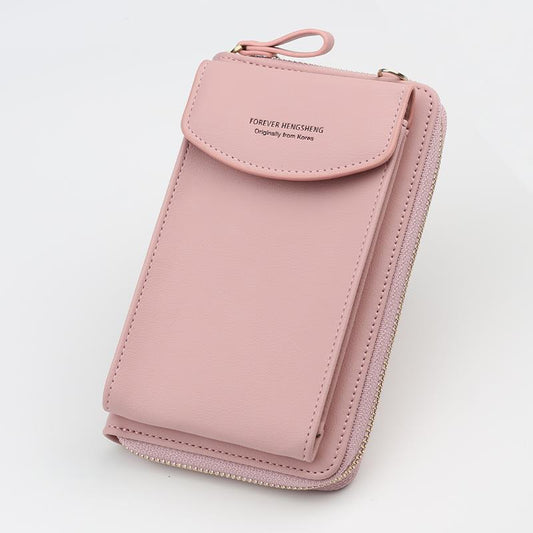 Mobile Phone Bag Zipper - Women Diagonal Bag
