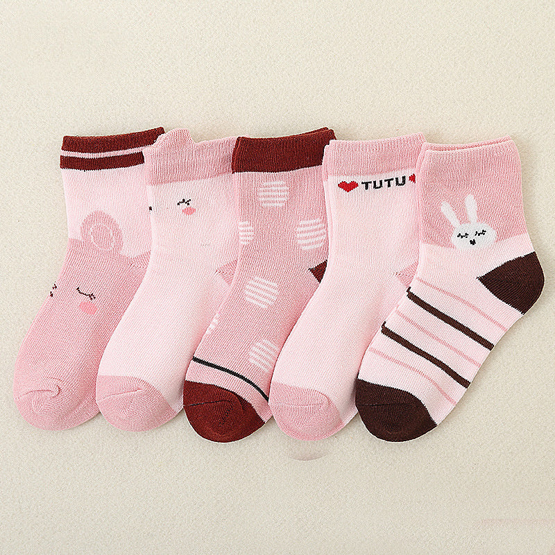 Children's Colorful Cotton Socks