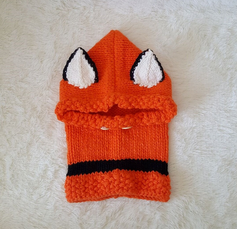 Beautiful Hand-Knitted Warm Earmuffs Cape Caps