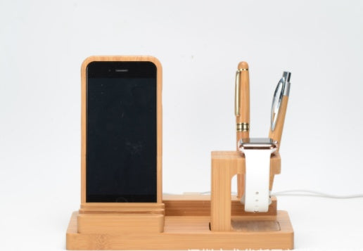 Universal Wood Bamboo Mobile Phone Tablet Holder Stand