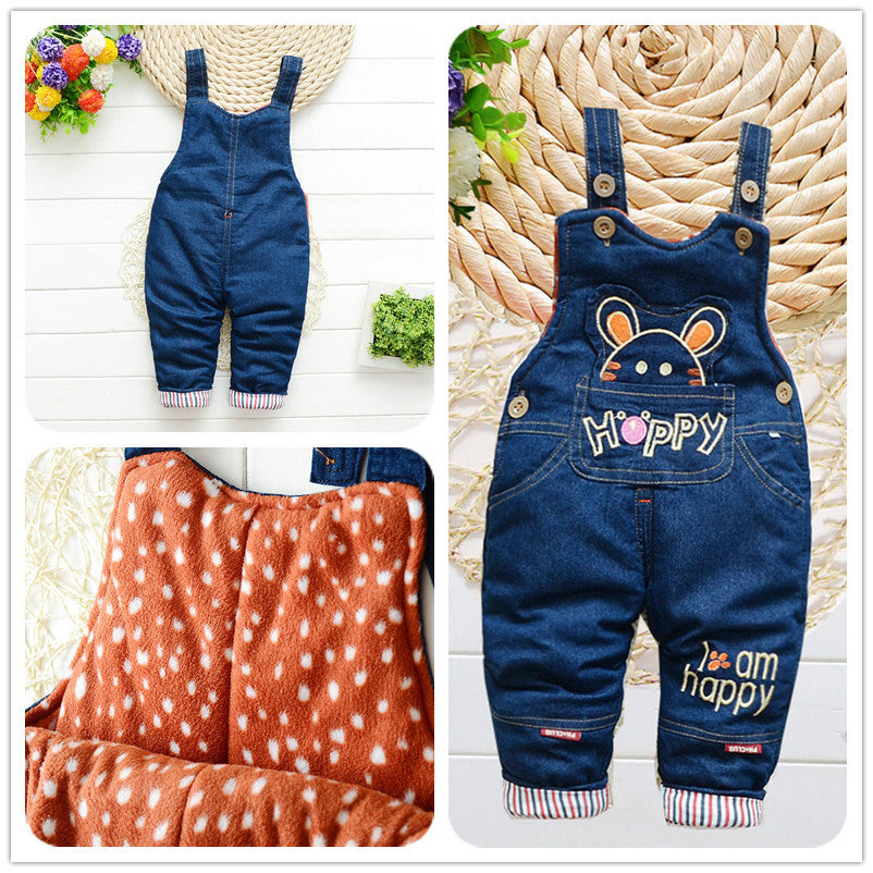 Cute Demin Children's Overalls - Girls Demin Overalls