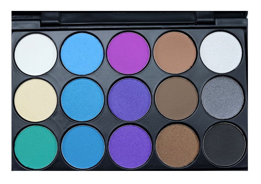 15 Color Eyeshadow Palette - E15 multi color makeup plate beauty tools