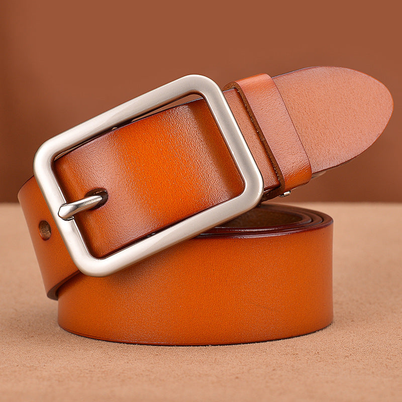 Leather Buckle Belt