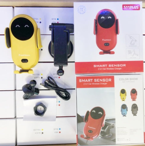 Infrared Induction Car Wireless Charger - Car Phone Holder